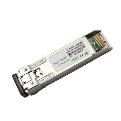 10G বেস -ZR SFP+ অপটিক্যাল মডিউল 100Km SMF 10G টেলিকমিউনিকেশন এবং ডেটাকমের জন্য