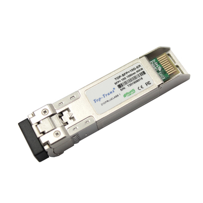1550nm কম শক্তি খরচ SFP 10G 40KM অপটিক্যাল ট্রান্সসিভার
