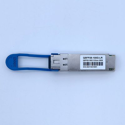 QSFP28 OTU4 100Gbps 112Gbps ফাইবার অপটিক রিসিভার মডিউল ডুয়াল ডেটা রেট LWDM4 10KM LR4 SMF