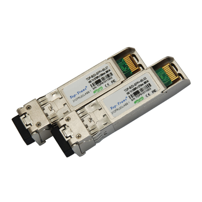 10Gb/S 60km BIDI অপটিক্যাল ট্রান্সসিভার Sfp ডুপ্লেক্স এলসি সংযোগকারী