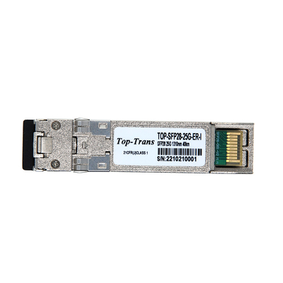 ক্লাউড WAN 25G SFP28 মডিউল ডুয়াল LC 40KM SMF 25GBASE-ER