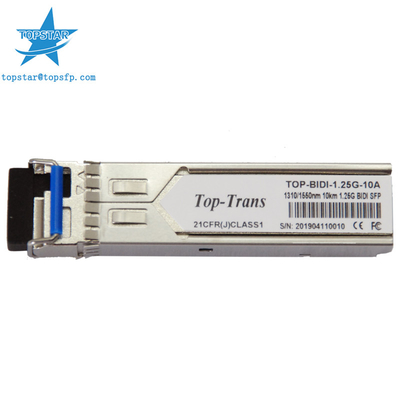 1490nm 1310nm 1.25G বিড়ি Sfp মডিউল 10KM 10G ইথারনেট ট্রান্সসিভার