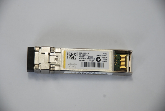 10Gbps 10km SMF DDM Cisco SFP মডিউল SFP-10G-LR ট্রান্সসিভার ডুপ্লেক্স SFP+