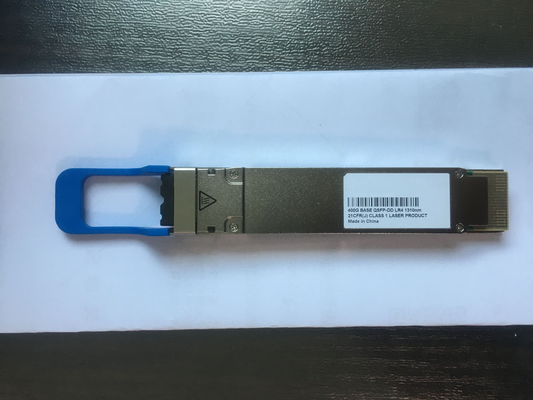 QSFP-DD হাউজিং 400G অপটিক্যাল মডিউল 400GBASE-LR8 10km NRZ LC সংযোগকারী