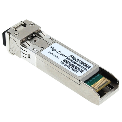5G IoT অ্যাক্সেসের জন্য 25g Sfp28 DWDM ট্রান্সসিভার 25GBASE CPRI C ব্যান্ড 40KM SMF ডুয়াল LC DOM