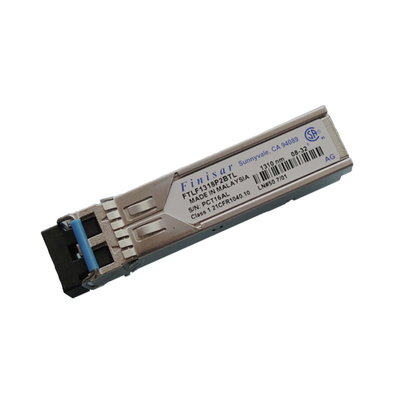 সামঞ্জস্যপূর্ণ FTLF1318P2BTL SFP অপটিক্যাল ট্রান্সসিভার SMF SFP 1.25G 1310nm 10km