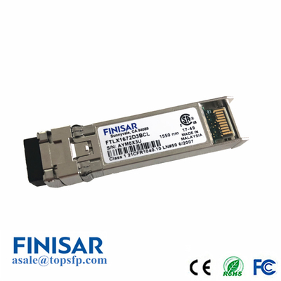 FTLX1671D3BCL ফিনিসার অপটিক্যাল ট্রান্সসিভার 10G SFP 1550nm SMF