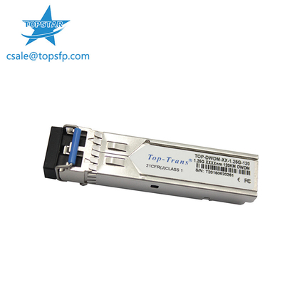 1.25G DWDM SFP অপটিক্যাল ট্রান্সসিভার 1310nm 120km SMF SFP মডিউল