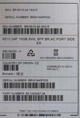 BR-6510-48-16G-R ব্রোকেড এন্টারপ্রাইজ বান্ডেল স্যুইচ 48 পোর্ট ম্যানেজড র্যাক